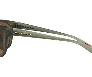 Oakley Women's OO9222 Pasque Aviator Sunglasses, Matte Olive Ink/Prizm Bronze, 60 mm