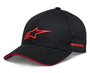 alpinestars standard rostrum hat, black/red