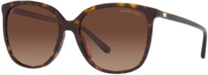 michael kors mk2137u anaheim dark tortoise/brown gradient polarized one size (0mk2137u3006t557)