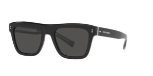 dolce & gabbana dg4420-501/87 sunglasses black w/dark grey 52mm