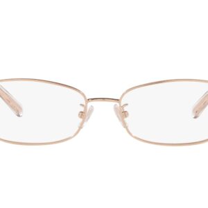 Coach HC5138 Prescription Eyewear Frames, Brushed Rose Gold/Demo Lens, 55 mm