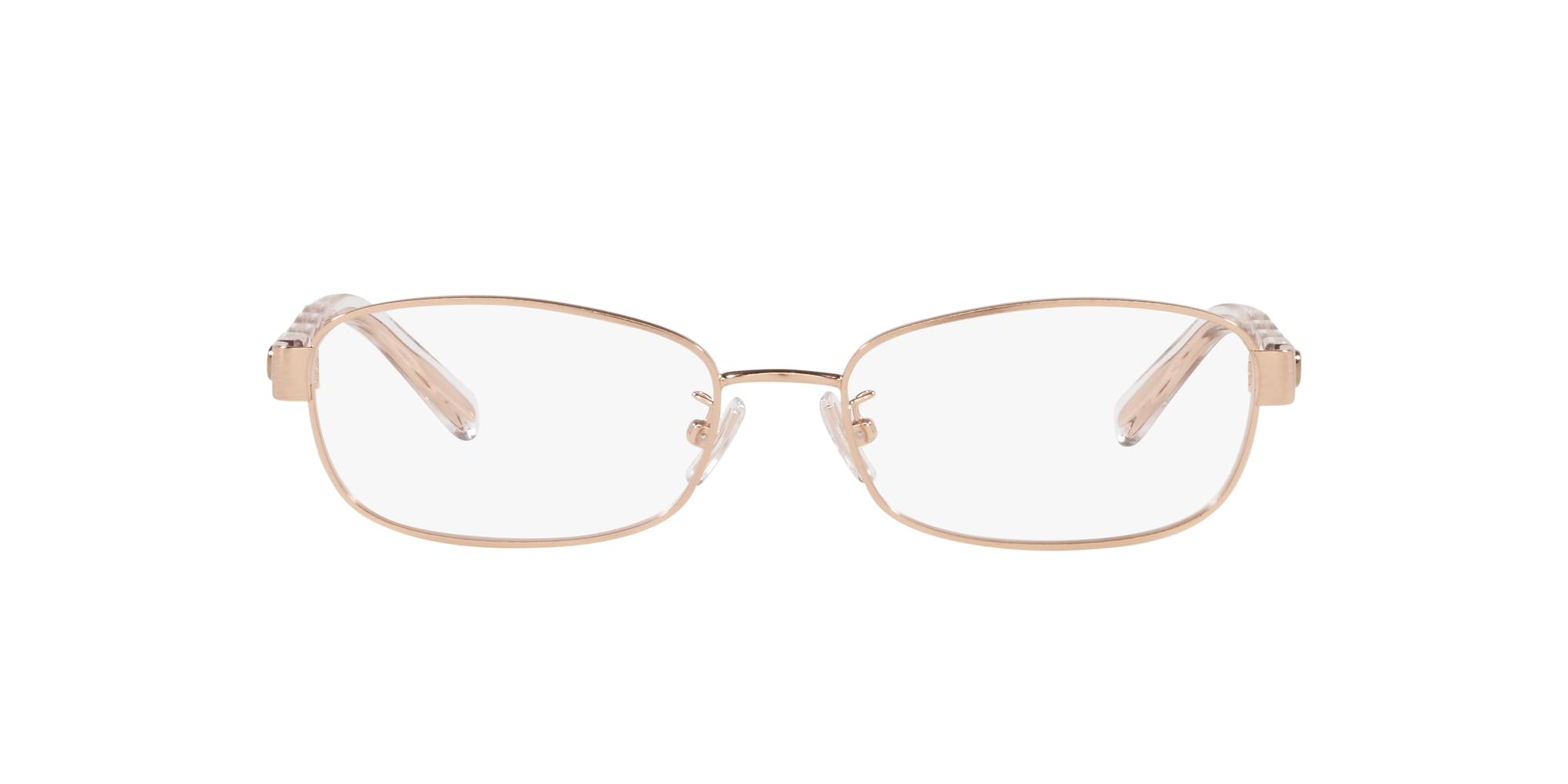 Coach HC5138 Prescription Eyewear Frames, Brushed Rose Gold/Demo Lens, 55 mm