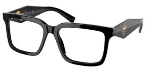 eyeglasses prada pr 10 yv 1ab1o1 black