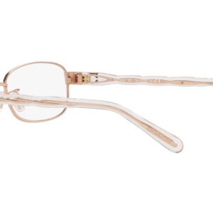 Coach HC5138 Prescription Eyewear Frames, Brushed Rose Gold/Demo Lens, 55 mm