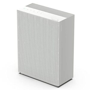 coway airmega 230 true hepa air purifier with air quality monitoring, auto, and filter indicator, dove white