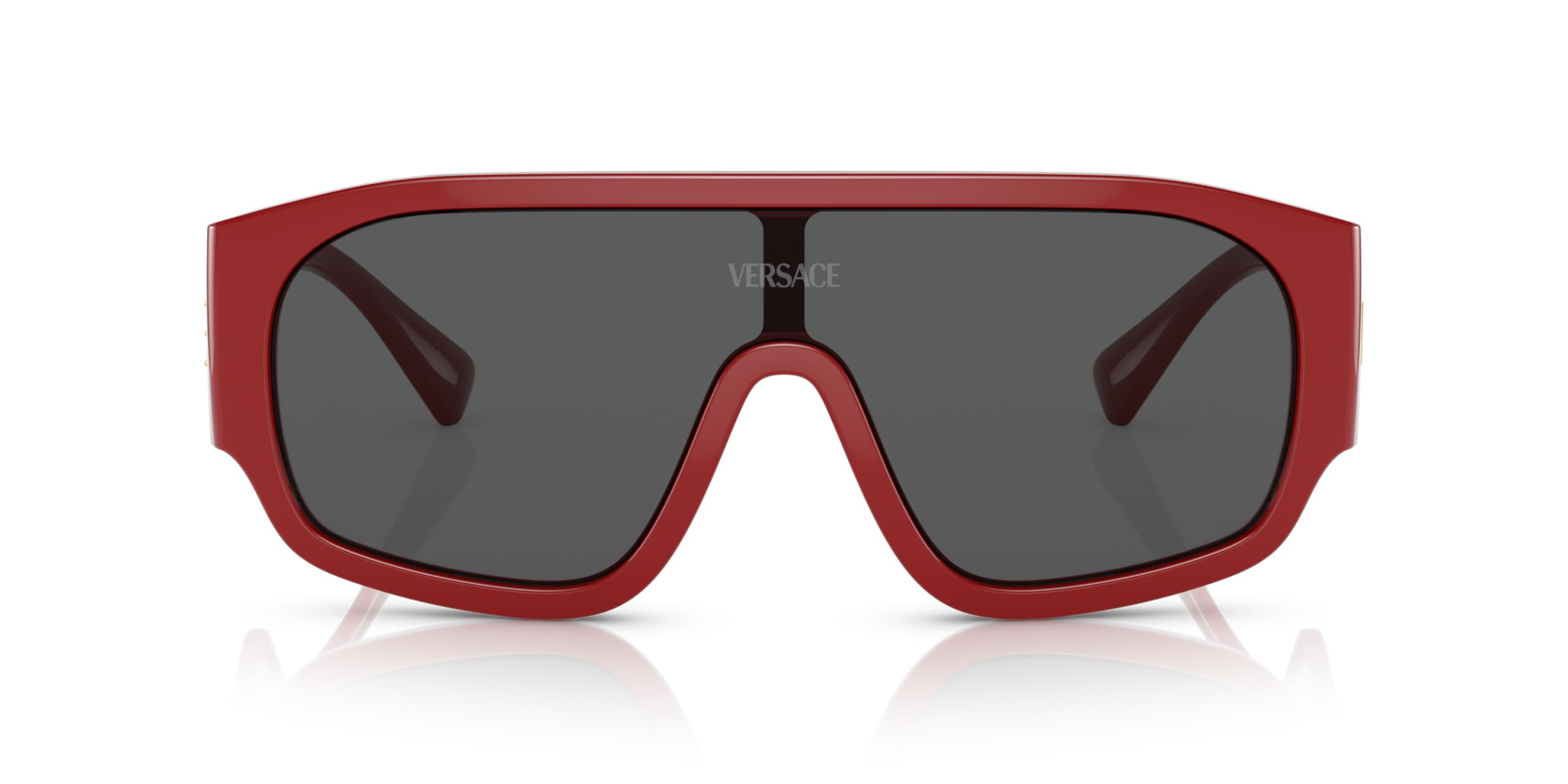 Versace Woman Sunglasses Red Frame, Dark Grey Lenses, 0MM