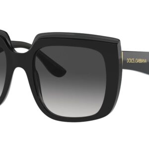 Dolce & Gabbana DG4414-5018G Sunglasses Black w/Grey Gradient 54mm