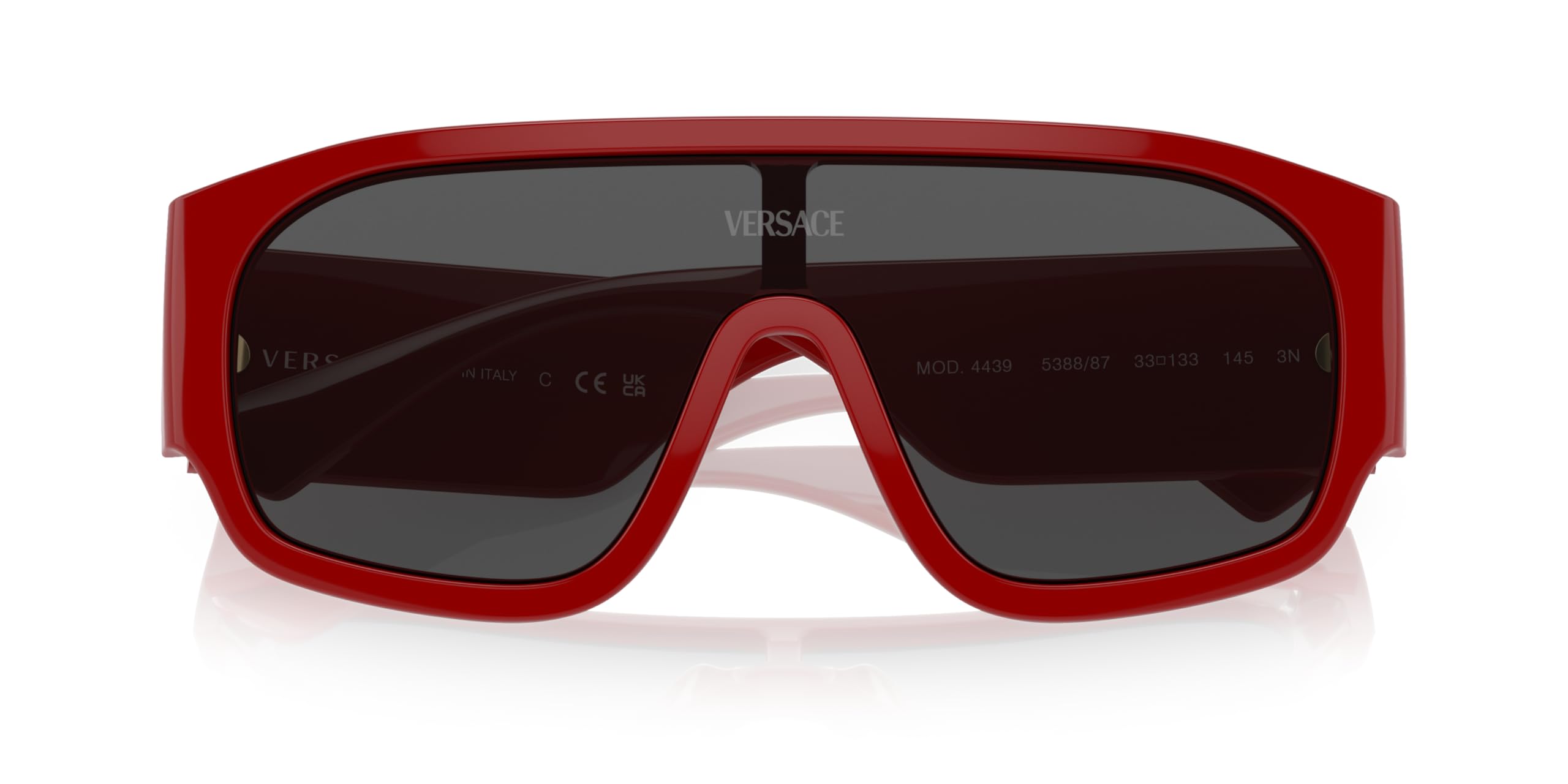 Versace Woman Sunglasses Red Frame, Dark Grey Lenses, 0MM