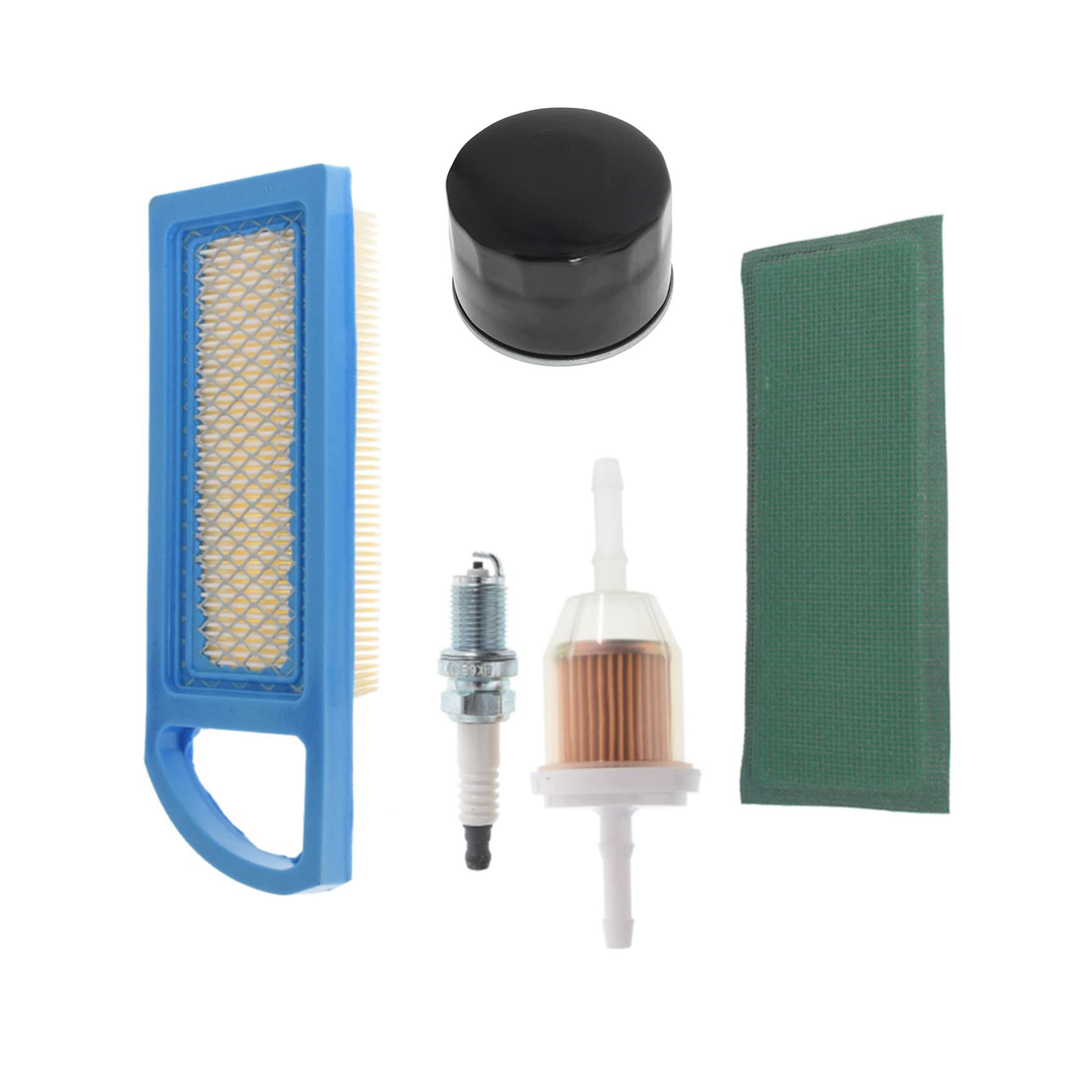 YSMN 697776 Air Filter Replacement for John Deere 102 105 115 L108 LA100 LA110 LA115 698083 794422 795115 with Oil Filter GY20577 AM119567