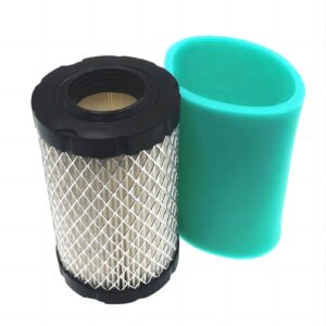 Fremnily 796031 Air Filter with 797704 Pre Filter Compatible with Briggs Stratton 992376 590825 591334 594201 OEM Air Cleaner Cartridge Fits Lawn Mower Air Cleaner Element