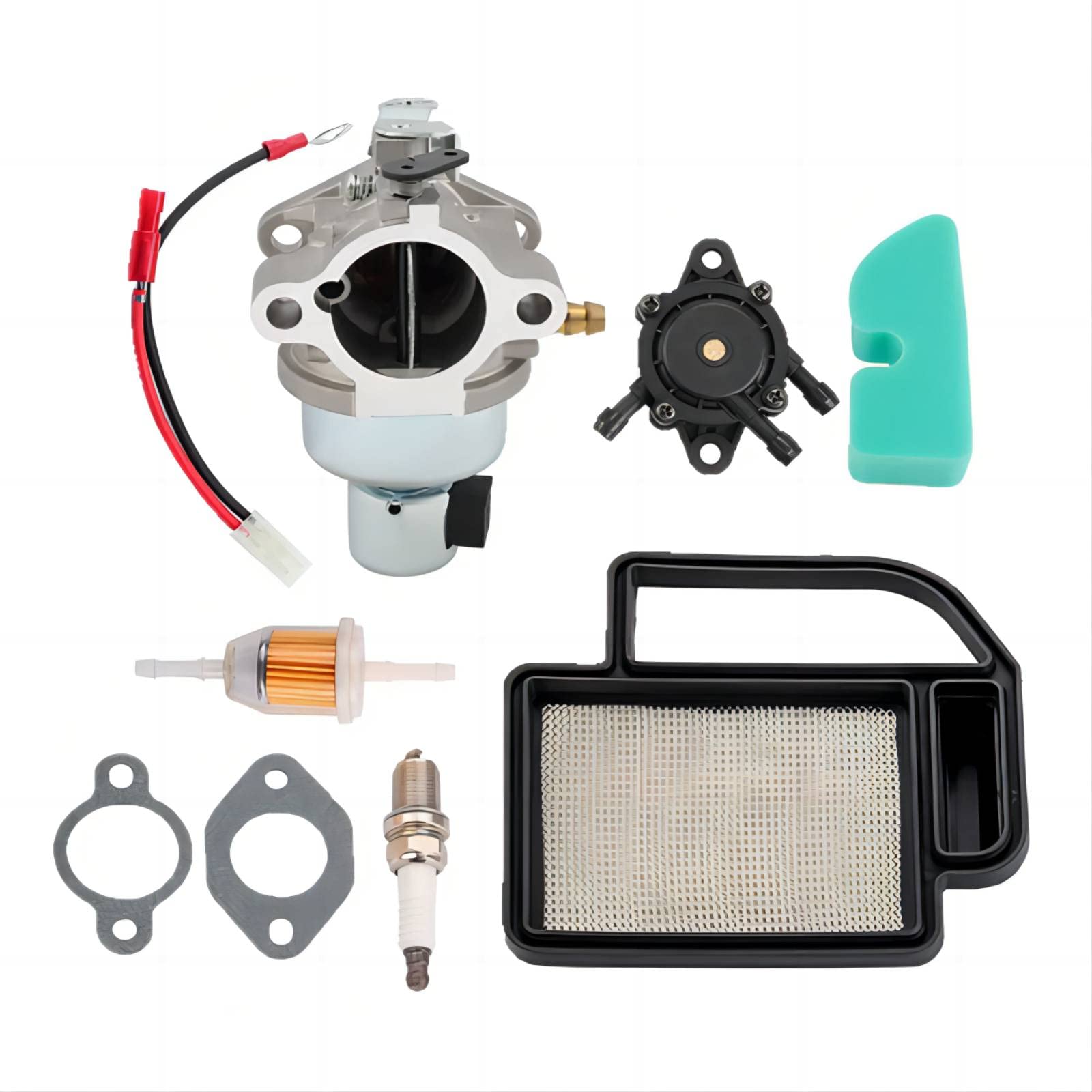 Fremnily LT1040 LT1045 Carburetor with 20 083 02-S Air Filter 20 083 03-S Pre Cleaner Tune Up Kit Compatible with MTD CC LT1040 LT1045 LTX1042 LTX1045 i1042 RZT42 LH4600H Lawn Mower Tractor