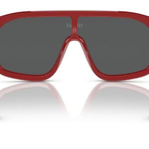 Versace Woman Sunglasses Red Frame, Dark Grey Lenses, 0MM