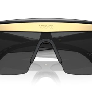 Versace Man Sunglasses Black Frame, Dark Grey Lenses, 0MM