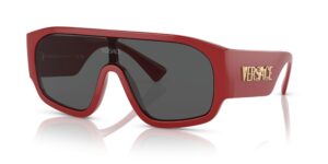 versace woman sunglasses red frame, dark grey lenses, 0mm