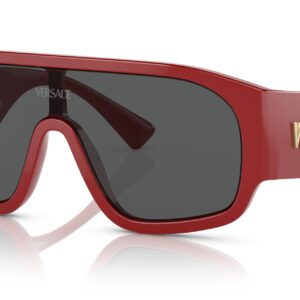 Versace Woman Sunglasses Red Frame, Dark Grey Lenses, 0MM