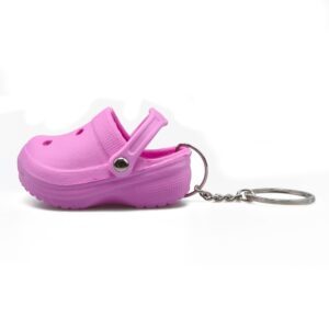 CEMMY XU Women Cute Shoes Style Keychain - Kids Girls Boys Lovely Key Buckle for Birthday Gifts Pink