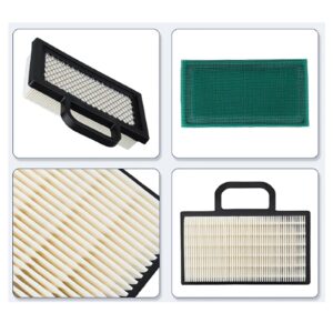 Fremnily 499486 Air Filter,492932 Oil Filter with 691035 Fuel Filter Tune up Kit Compatible with Briggs and Stratton intek V-Twins Lawn Mower Tractor 18-26 HP