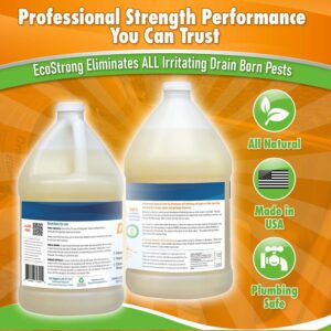 Fruit Fly Drain Treatment | Drain Fly Eliminator | All-Natural, Eliminates Gnats, Sewer Flies and More - Works in All Drains - 1 Gallon