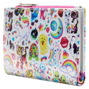 Loungefly Lisa Frank Iridescent Flap Wallet