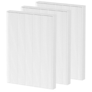 carmerny aeramax 300 true hepa filter replacement compatible with fellowes aeramax 290 300 dx95 air cleaner purifier, hf-300/ap-300ph, part# 9287201 true hepa only 3 pack