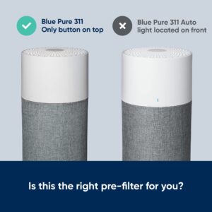 BLUEAIR Blue Pure 311 Genuine Replacement Filter, Particle and Activated Carbon, fits Blue Pure 311 Air Purifier (Non-Auto)