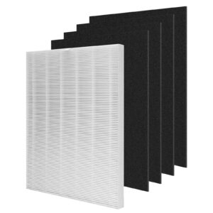 d360 replacement filter d3 compatible with winix d360 air purifier: true hepa d360 filter and 4 carbon pre filters - replacement part 1712 0101 02 filter d360