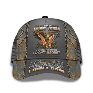 V VIBEPY Veteran Cap, Vietnam Veteran Cap, Veteran Gift, Soldier Cap, Veteran Day Gift, Veteran Cap, Veteran Hat, Veterans Hat, Us Veteran Baseball Cap, Memories Cap, Bald Eagle All Over Printed Cap