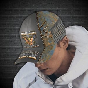 V VIBEPY Veteran Cap, Vietnam Veteran Cap, Veteran Gift, Soldier Cap, Veteran Day Gift, Veteran Cap, Veteran Hat, Veterans Hat, Us Veteran Baseball Cap, Memories Cap, Bald Eagle All Over Printed Cap