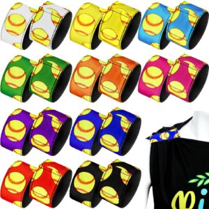 yinder 10 pairs softball soccer sleeve holders shirt sleeve clips sleeve straps sleeve ties for sports shirts accessories, 10 colors (softball)