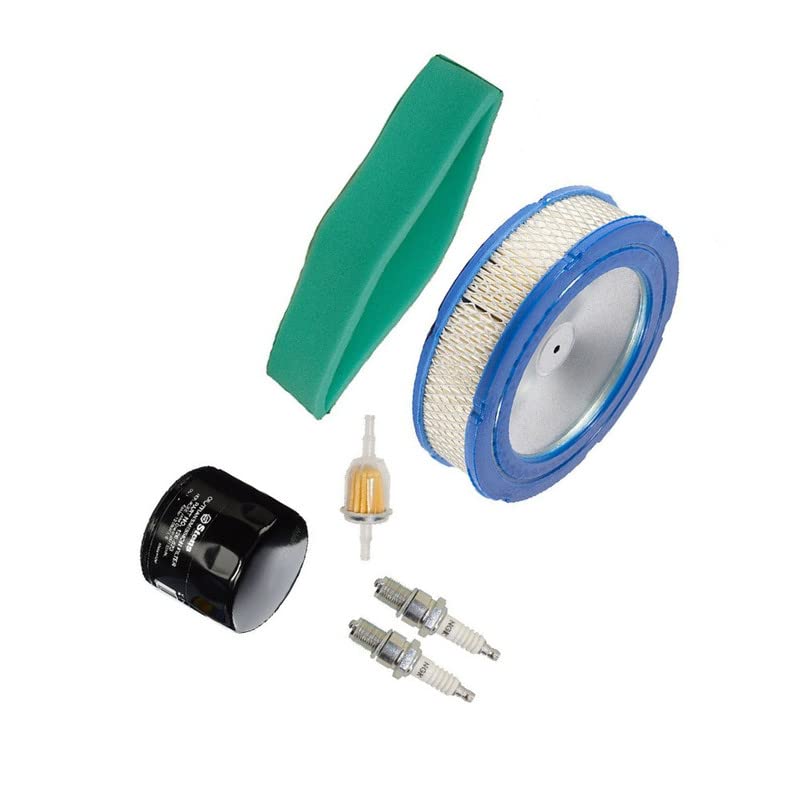 (GB) New X465 Engine Service Tune Up Kit Compatible with John Deere 737 757 Zero Turn Air Oil Filter + Other Models