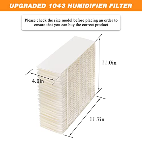 Blutoget 3 Pack 1043 Humidifier Wick Filter Compatible with Essick Air EP9 Series EP9500, EP9700, EP9800, EP9R500, EP9R800 821000 826000 826800 831000 &Bemis Space Saver 800 8000 Series Humidifiers