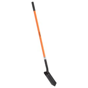 vnimti trench shovel for digging, 4-inch trenching shovel with fiberglass handle, 56 inches