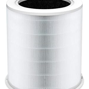 Dayette AP401 AP402 Replacement H13 HEPA Air Purifier Filter for CADR 400+ m³/h Air Purifier, Activated Carbon, Original