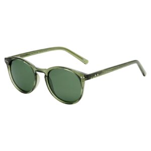 prive revaux the maestro classic round sunglasses – polarized, 100% uv protection – for men & women – hunter green