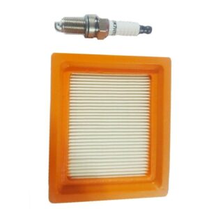 luxuypon tune-up kit air filter &spark plug compatible with kohler xt650,xt675,xt7 lawn mower