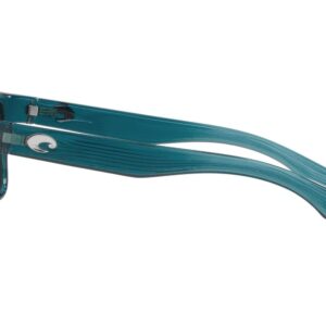 Costa Del Mar Woman Sunglasses Teal Frame, Gray Lenses, 57MM