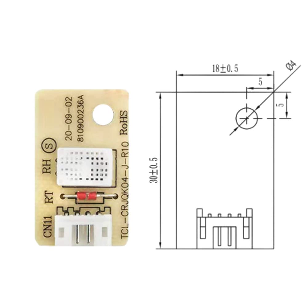 SaiDian 1Pcs for Dehumidifier Humidity Senson Module Board Temperature Sensor Compatible for HIS06