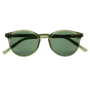 Prive Revaux The Maestro Classic Round Sunglasses – Polarized, 100% UV Protection – For Men & Women – Hunter Green