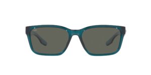 costa del mar woman sunglasses teal frame, gray lenses, 57mm