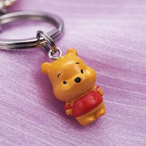 Melix Home Pooh Bear Stuff Keychain Inspirational Gifts You Are Braver Than You Believe Friendship Gift Pooh Bear Keychains