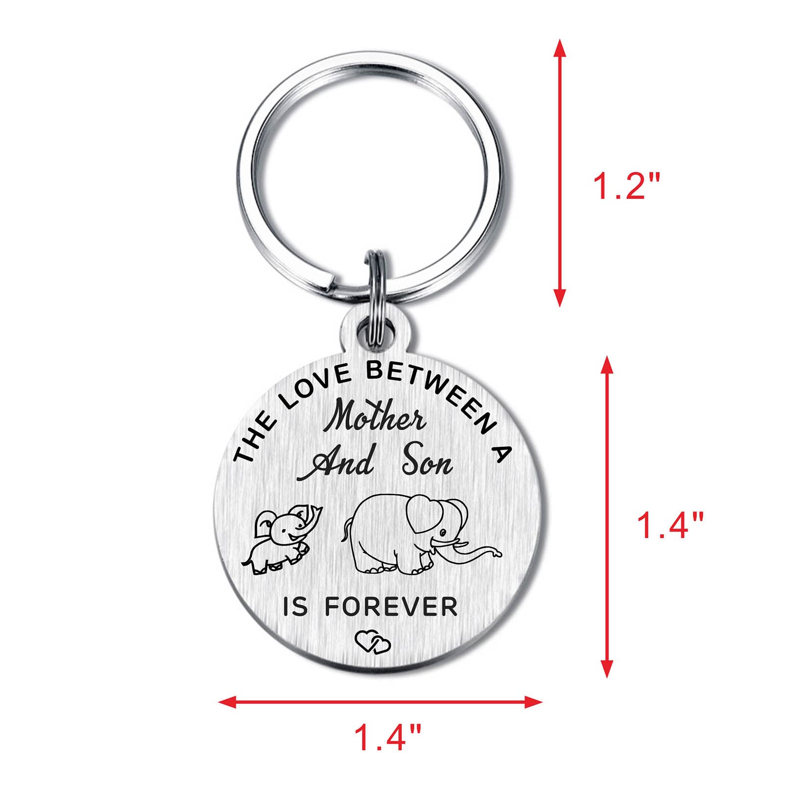 Mom Gifts from Son - Keychain for Mom - Best Mom Ever - Mothers Day Mom Gifts - Mom Birthday Gifts from Son - I'll Always Be Your Little Boy