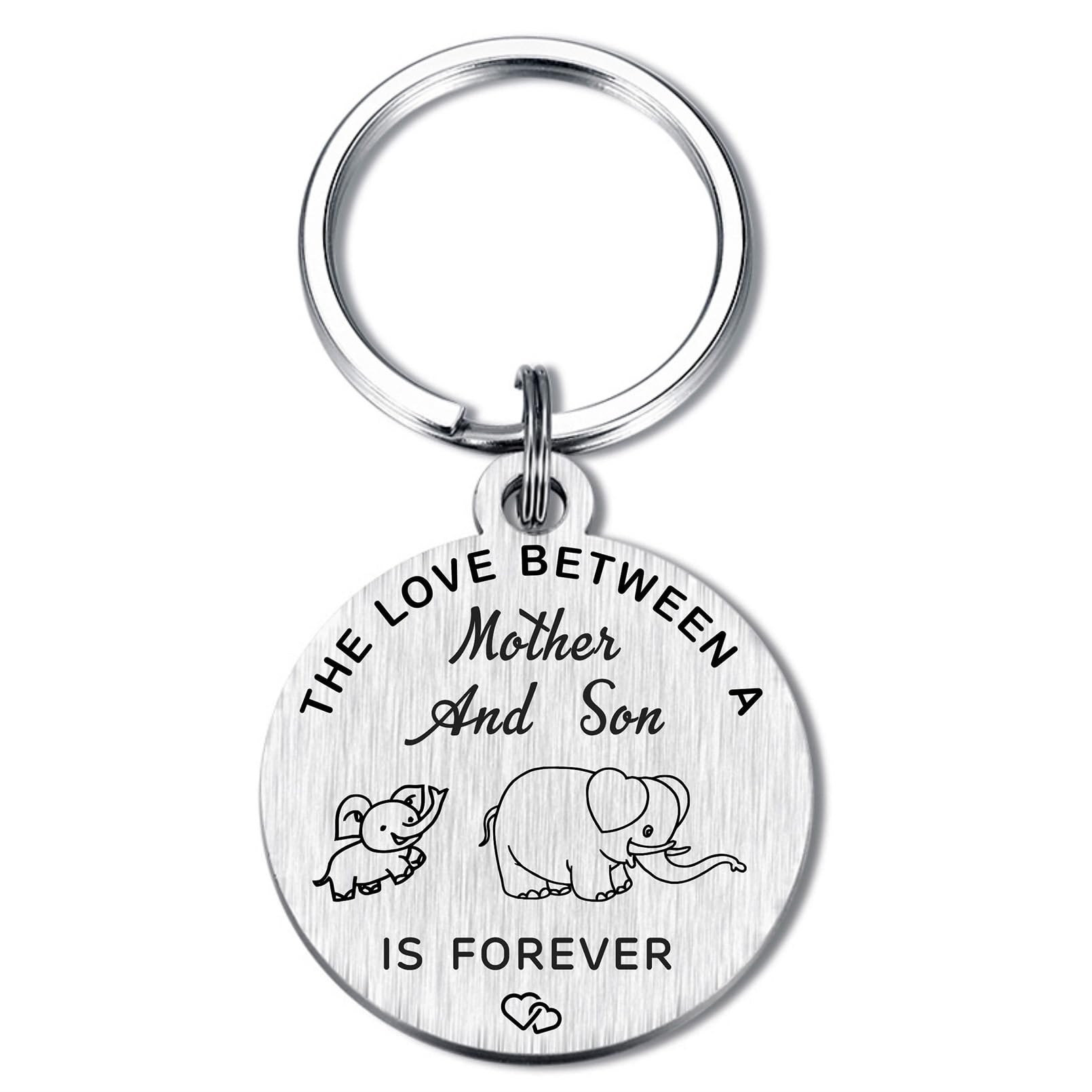 Mom Gifts from Son - Keychain for Mom - Best Mom Ever - Mothers Day Mom Gifts - Mom Birthday Gifts from Son - I'll Always Be Your Little Boy