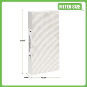 Hichoryer HRF-G Replacement Filter, Compatible with Honeywell HPA020B HPA020 & HPA030B HPA030 & HPA075/080 Series and HPA175/180 Series Air Purifier, Part Number HRF-G1/HRF-G2 2 Pack