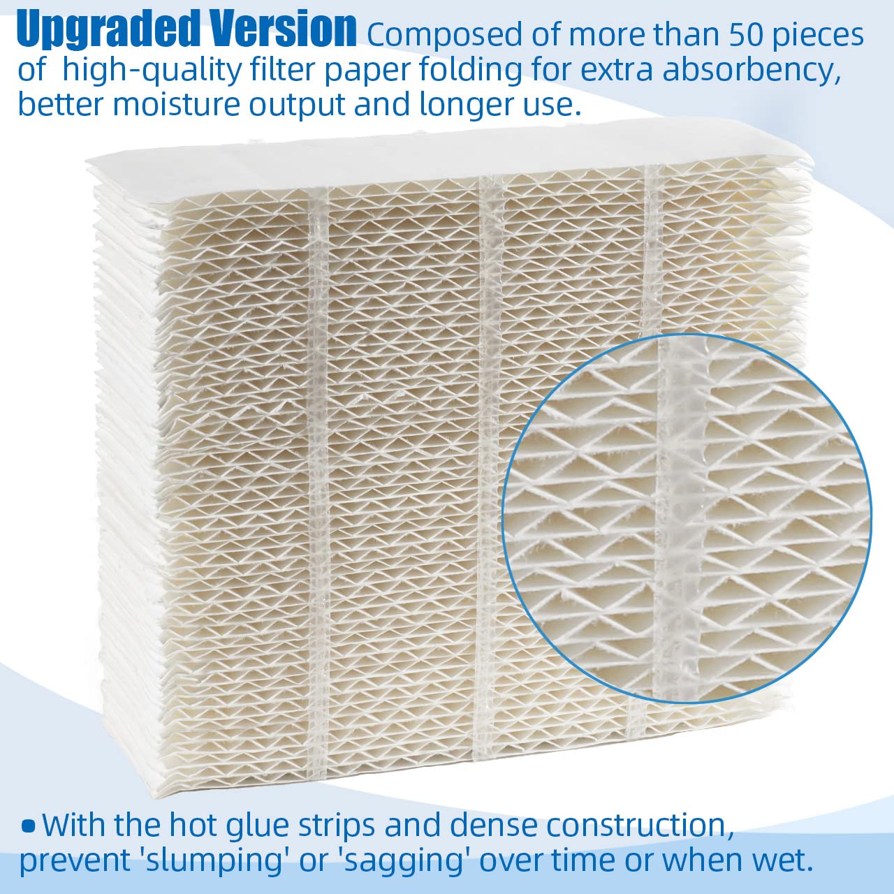 Alocs 1043 Humidifier Filter Wick Replacement for AIRCARE Essick Air 826000 831000 EP9800 EP9700 EP9500 EP9R800 EP9R700 EP9R500, Bemis Space Saver 800 8000 Series Evaporative Humidifiers