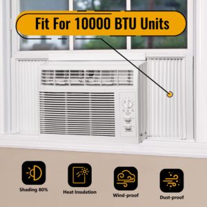 LBG Products Window Air Conditioner Side Panel and Frame Set,AC Accordion Filler Kit,Fits Most 10000BTU Window Air Conditioners