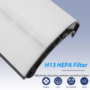 TP06 HEPA Replacement Filter for Dyson HP06 TP06 HP07 TP07 TP7A HP09 TP09 HP09 TP09 PH01 PH02 PH03 PH04, Part No. 970341-01, 2 in 1 Replacement, 2 PACK