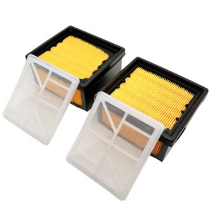 hippotech pack of 2 air filter replacement for husqvarna k760 k770 cut off concrete saws repalces #525470601 574362302