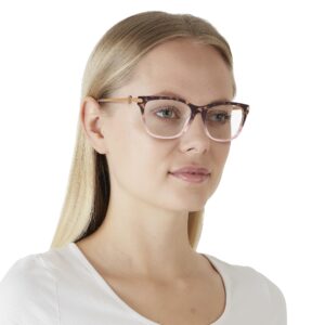 Coach HC6176 Prescription Eyewear Frames, Rose Tortoise Gradient/Demo Lens, 53 mm