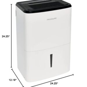 Frigidaire 35 Pint Dehumidifier, 3,000 Square Foot Coverage, 1.7 Gallon Bucket Capacity, Continuous Drain Option