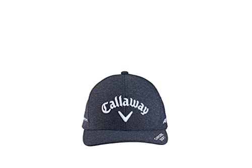 Callaway Golf Performance Pro Tour Cap Collection Headwear (OS, Black Heather/White)